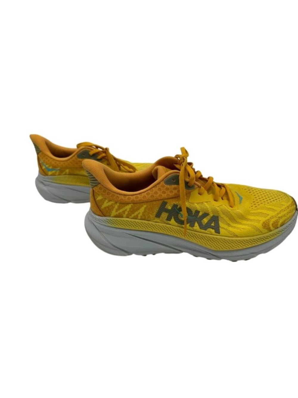 Hoka One One Challenger ATR 7 Running Shoes Athletic Sneakers Yellow Mens 9 D 9D
